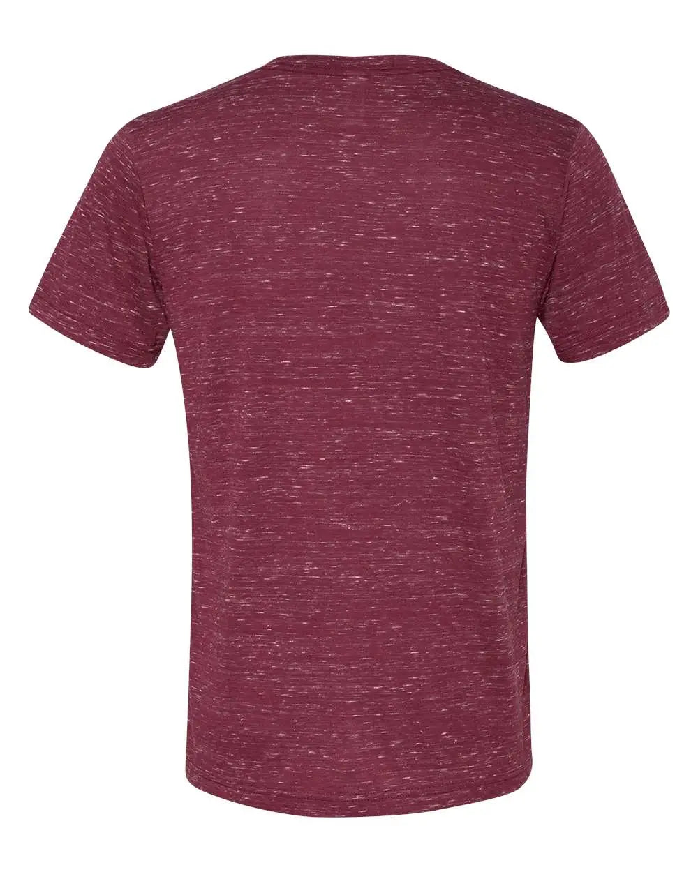 Bella + Canvas 3655c Textured Jersey V-neck Tee - 3655 - Maroon Marble