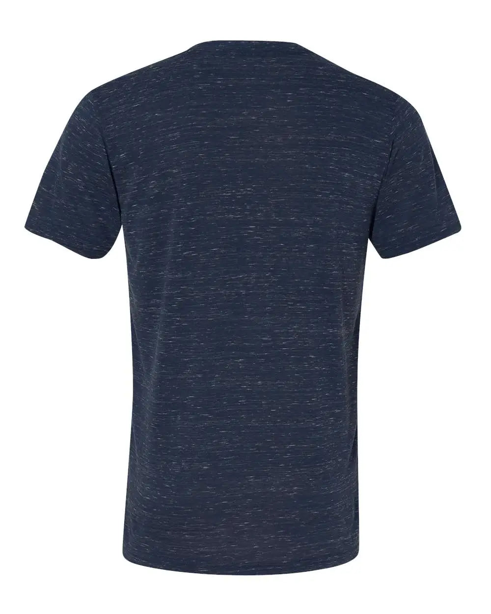 Bella + Canvas 3655c Textured Jersey V-neck Tee - 3655 - Navy Marble