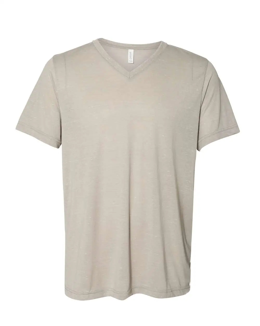 Bella + Canvas 3655c Textured Jersey V-neck Tee - 3655 - Stone Marble - Adult Xs