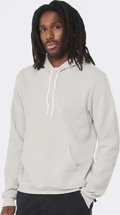 Bella + Canvas 3719 Sponge Fleece Hoodie - Silver