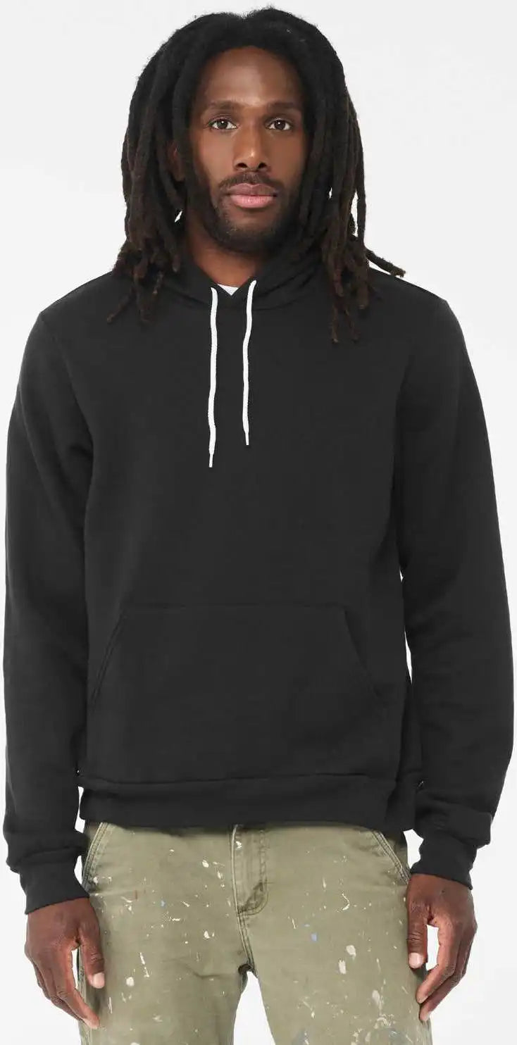 Bella + Canvas 3719 Sponge Fleece Hoodie Vintage Black