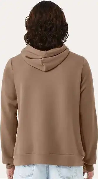 Bella + Canvas 3719 Sponge Fleece Hoodie Vintage Brown