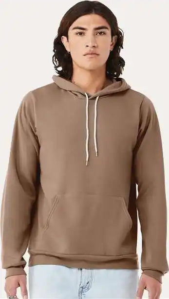 Bella + Canvas 3719 Sponge Fleece Hoodie Vintage Brown