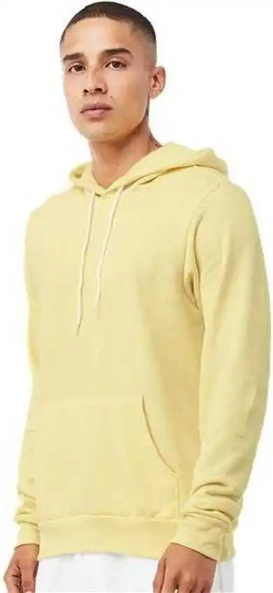 Bella + Canvas 3719 Unisex Sponge Fleece Hoodie - French Vanilla
