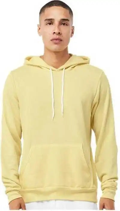 Bella + Canvas 3719 Unisex Sponge Fleece Hoodie - French Vanilla