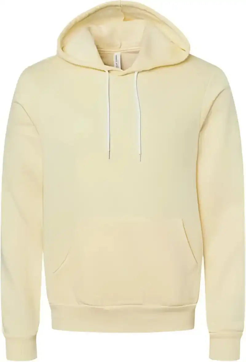 Bella + Canvas 3719 Unisex Sponge Fleece Hoodie - French Vanilla