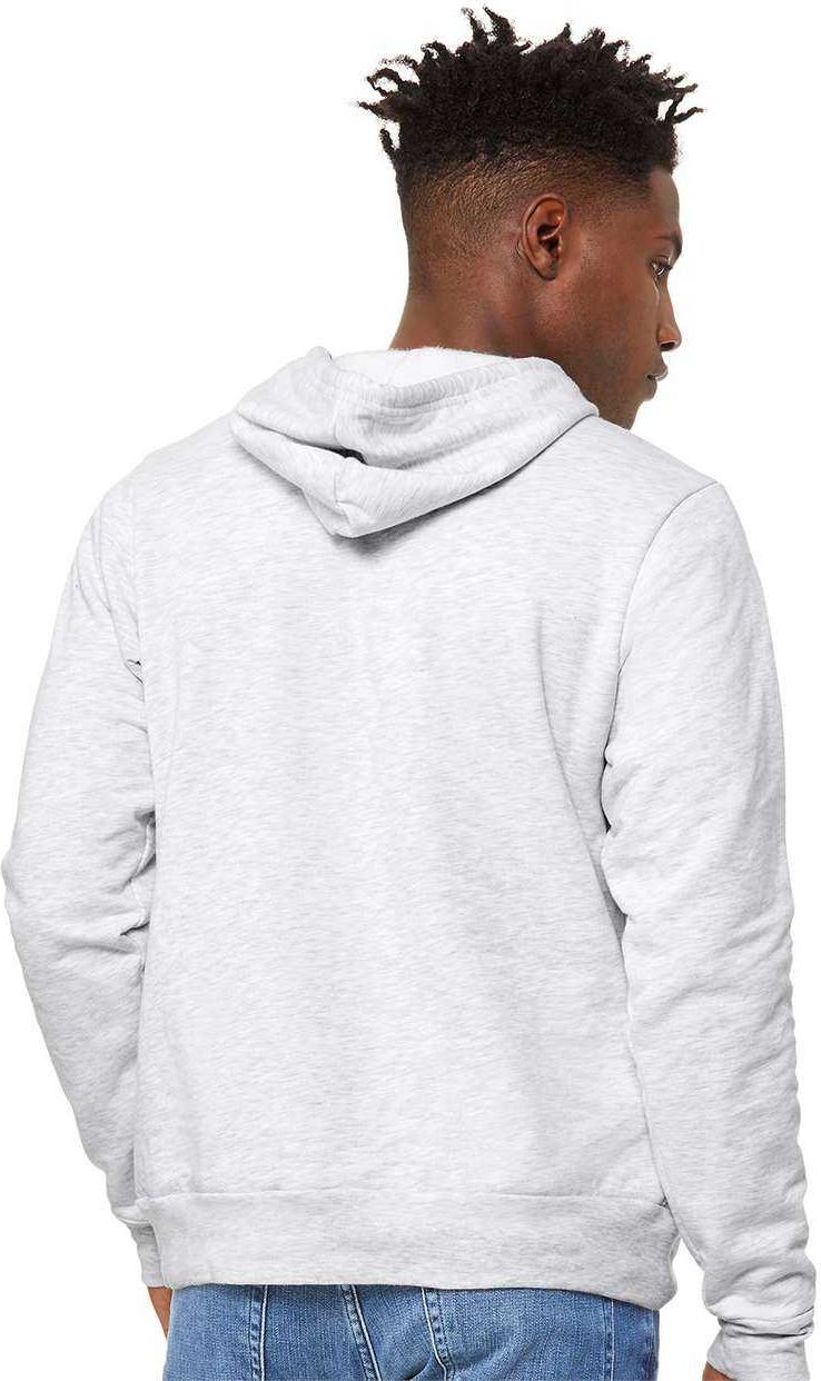 Bella + Canvas 3719 Unisex Sponge Fleece Pullover Hoodie - Ash