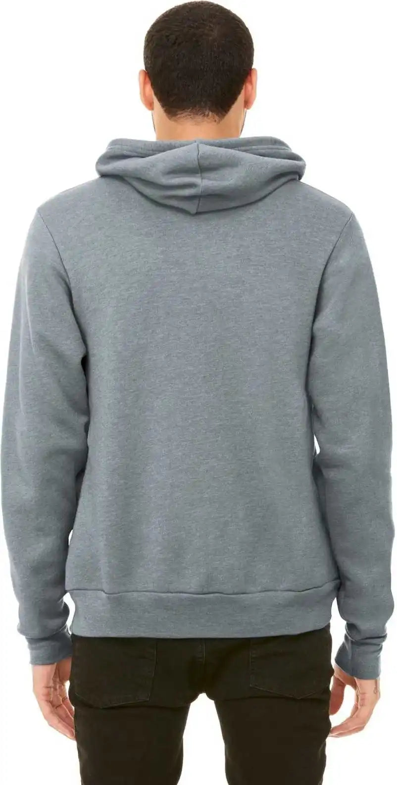 Bella + Canvas 3719 Unisex Sponge Fleece Pullover Hoodie Athletic Heather