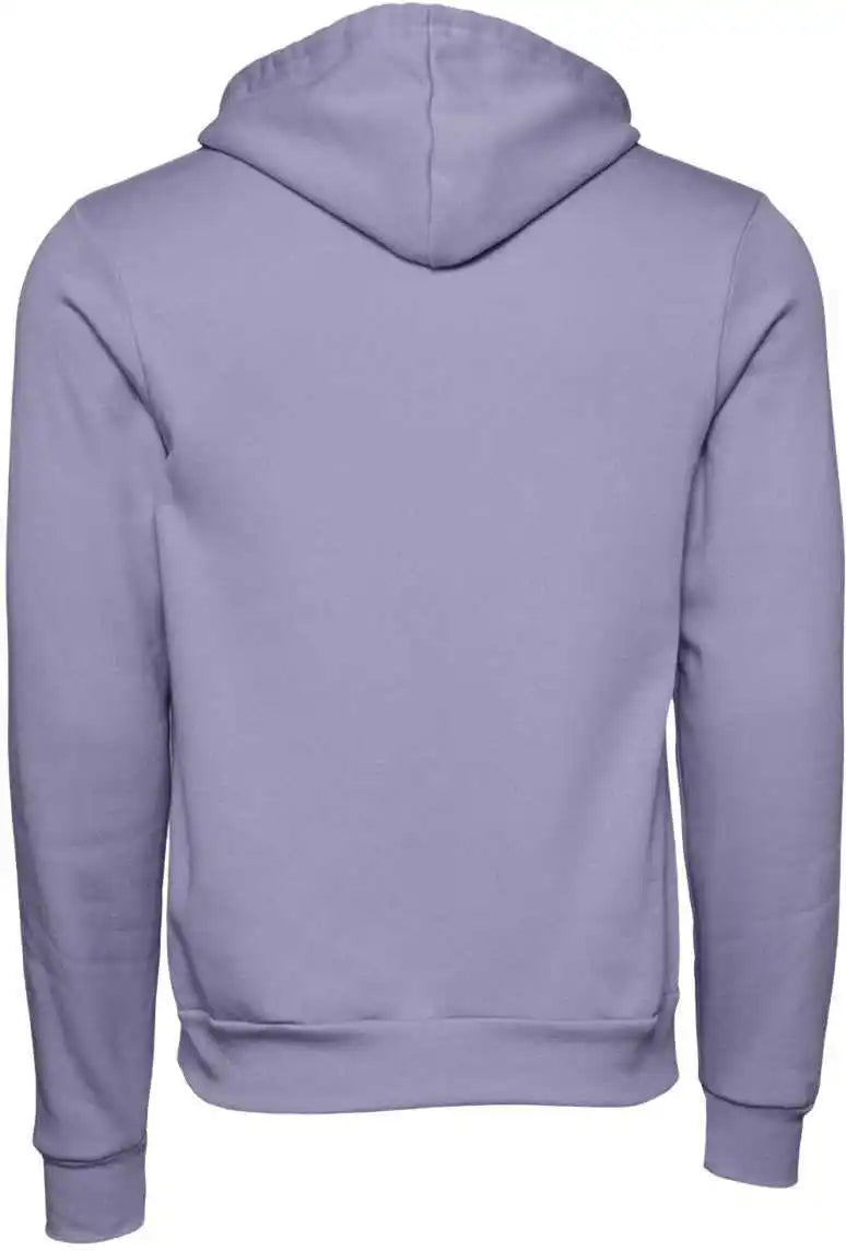 Bella + Canvas 3719 Unisex Sponge Fleece Pullover Hoodie Dark Lavender