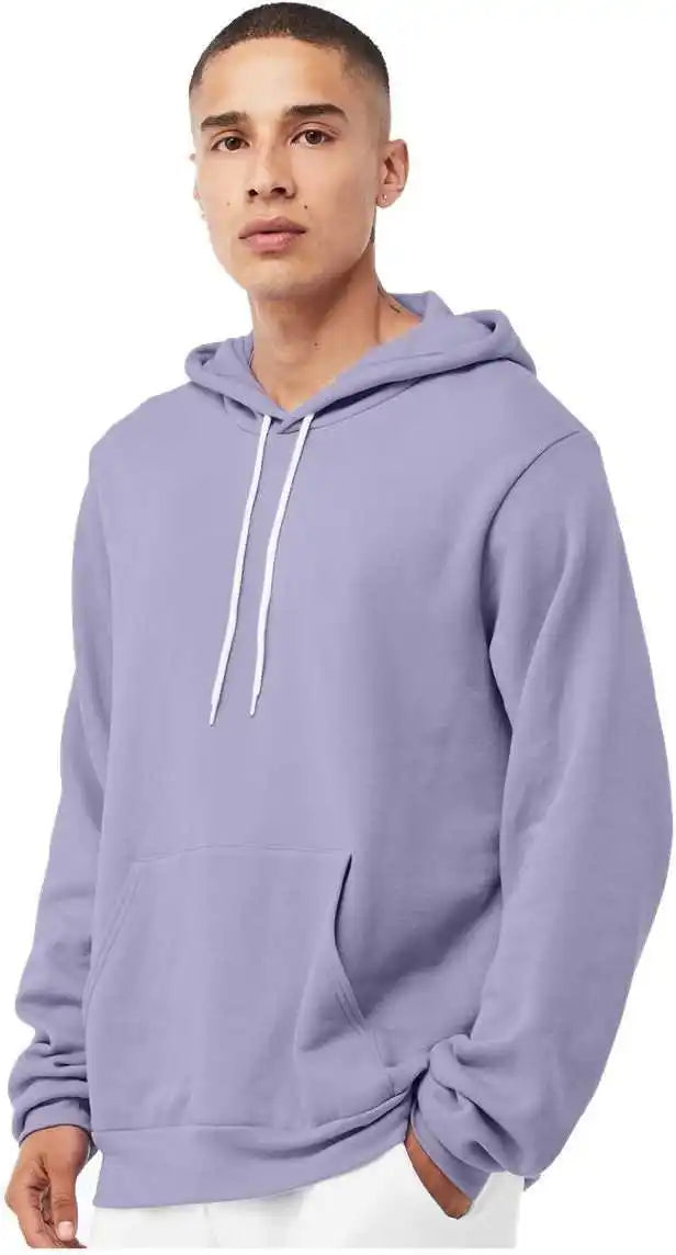 Bella + Canvas 3719 Unisex Sponge Fleece Pullover Hoodie Dark Lavender