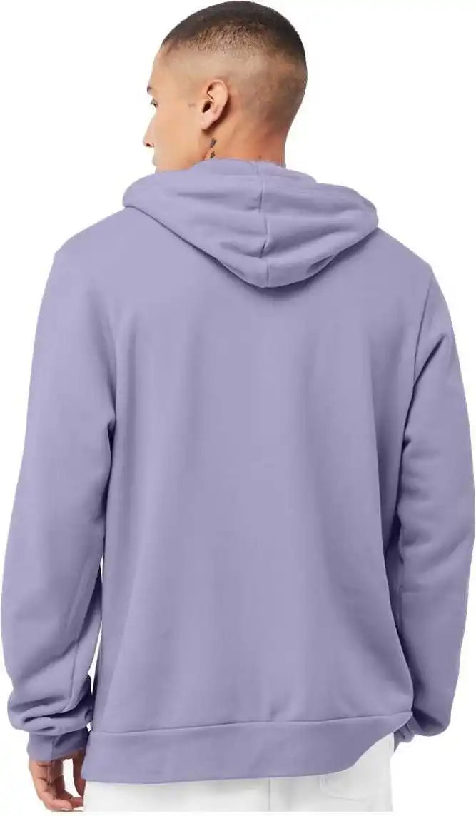 Bella + Canvas 3719 Unisex Sponge Fleece Pullover Hoodie Dark Lavender