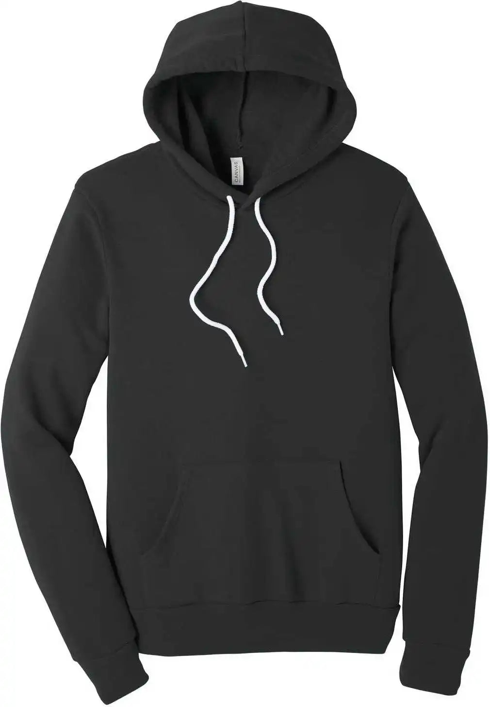 Bella + Canvas 3719 Unisex Sponge Fleece Pullover Hoodie Dark Gray