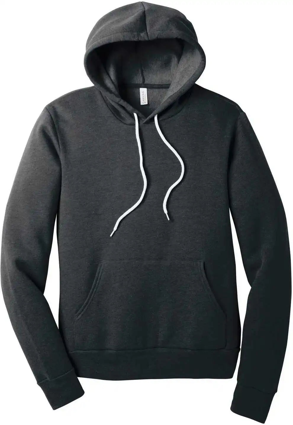 Bella + Canvas 3719 Unisex Sponge Fleece Pullover Hoodie Dark Gray Heather