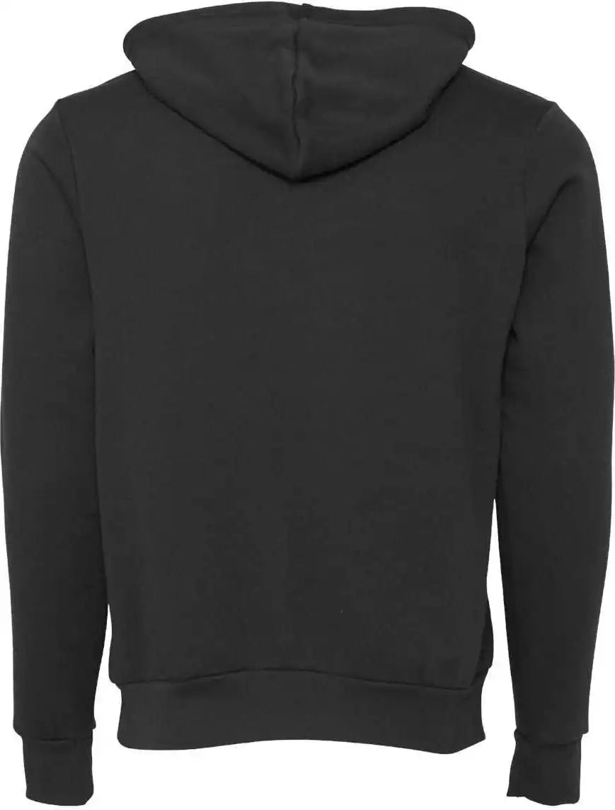 Bella + Canvas 3719 Unisex Sponge Fleece Pullover Hoodie Dtg Dark Grey