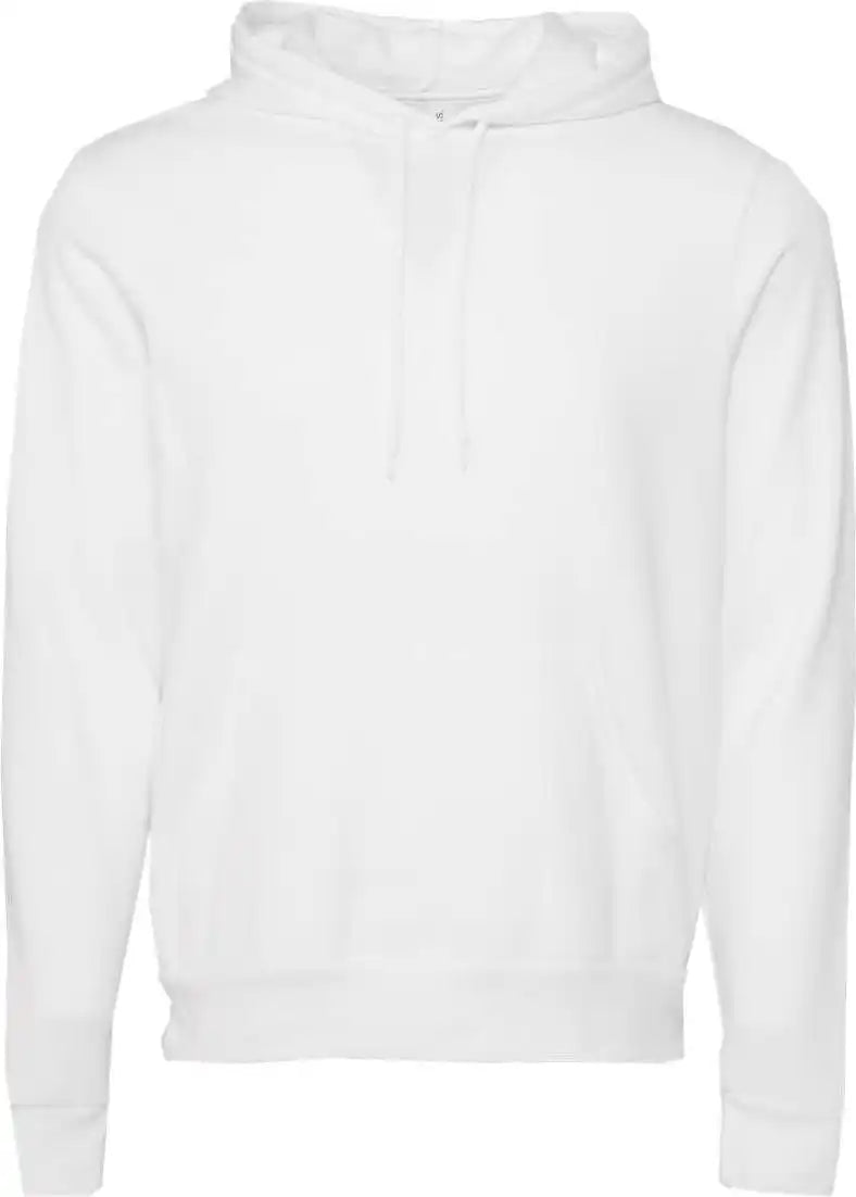 Bella + Canvas 3719 Unisex Sponge Fleece Pullover Hoodie - Dtg White