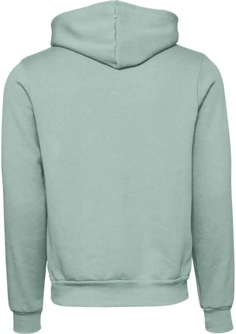 Bella + Canvas 3719 Unisex Sponge Fleece Pullover Hoodie Dusty Blue