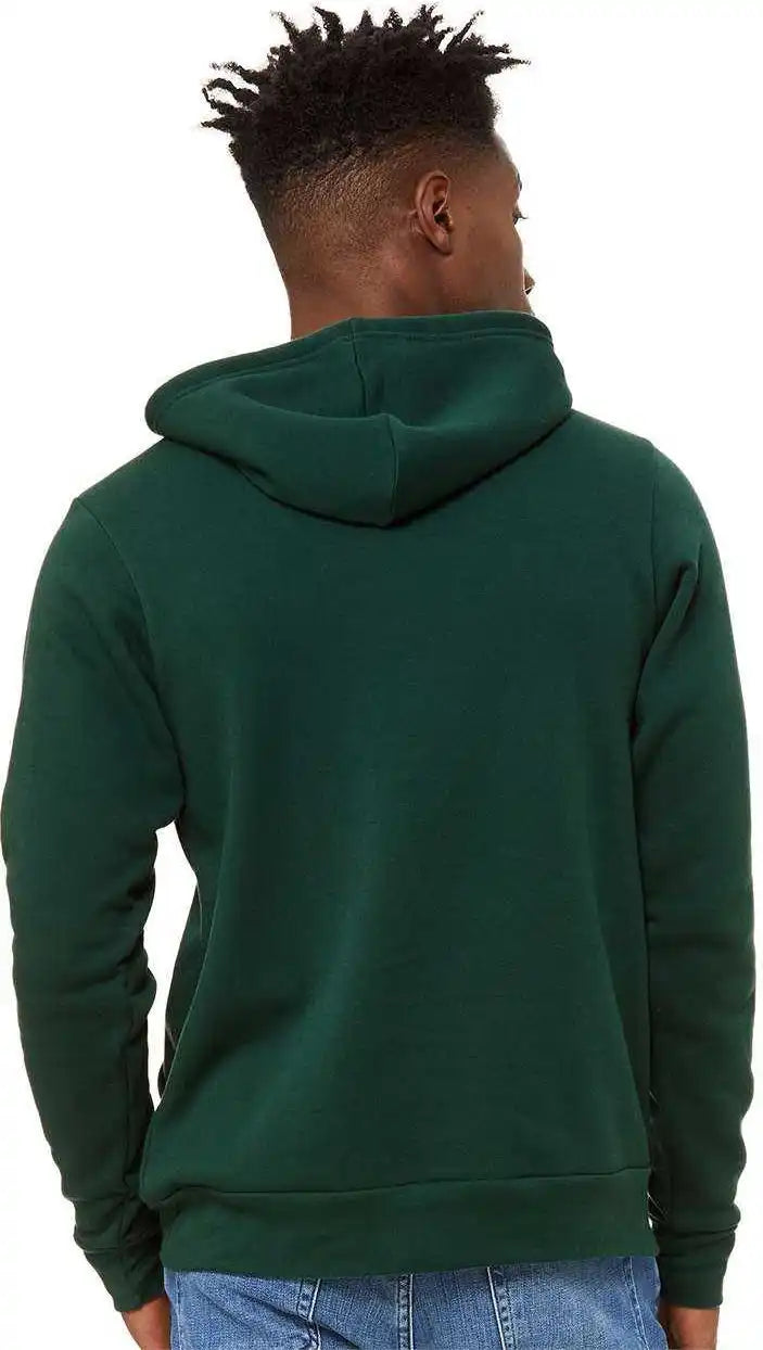 Bella + Canvas 3719 Unisex Sponge Fleece Pullover Hoodie Forest