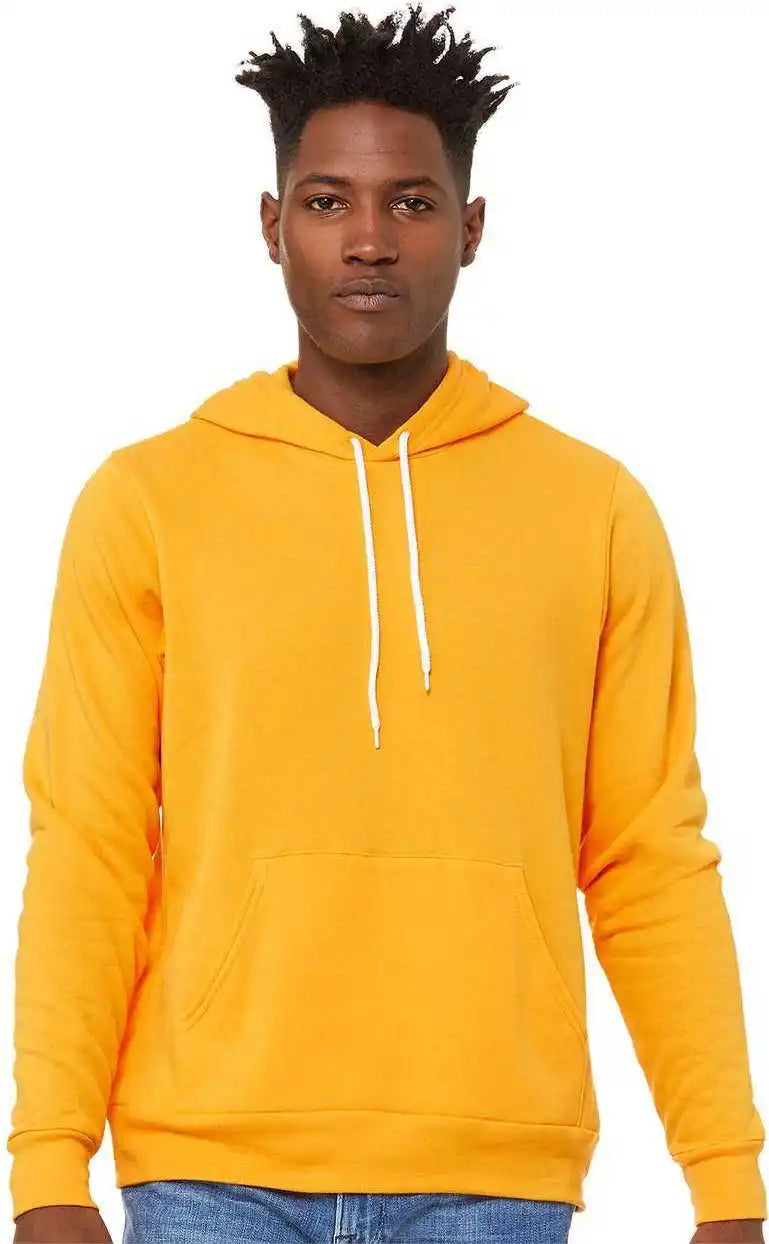 Bella + Canvas 3719 Unisex Sponge Fleece Pullover Hoodie Gold