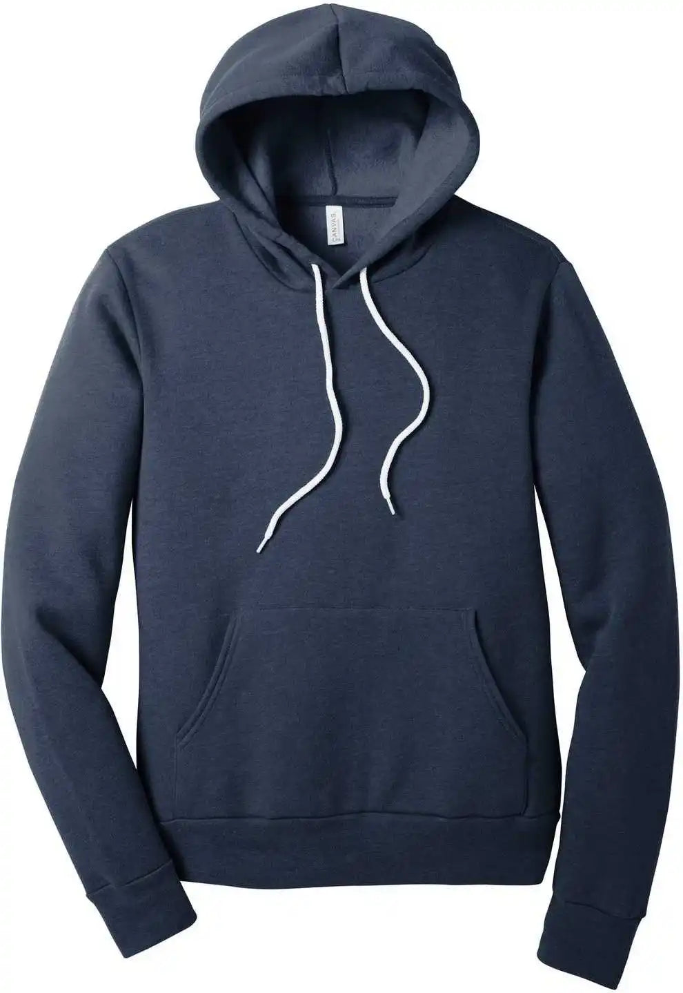 Bella + Canvas 3719 Unisex Sponge Fleece Pullover Hoodie Heather Navy