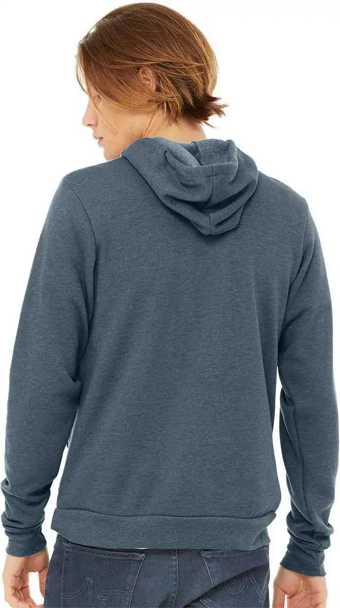 Bella + Canvas 3719 Unisex Sponge Fleece Pullover Hoodie - Heather Slate