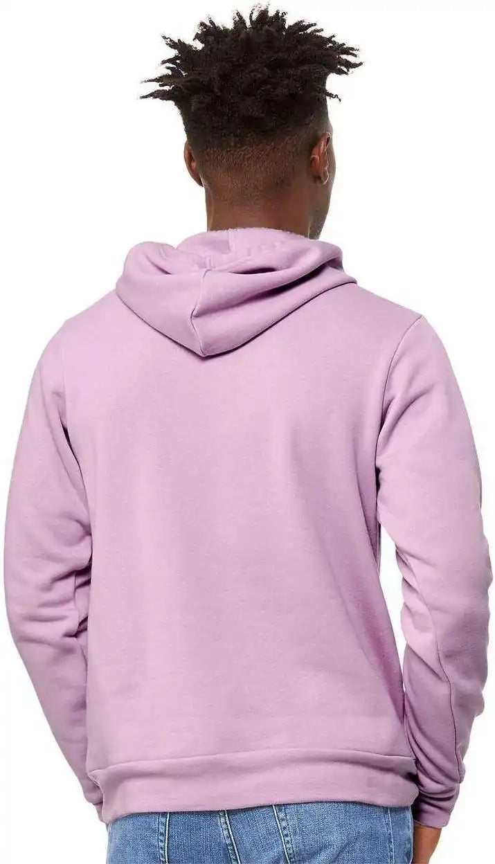 Bella + Canvas 3719 Unisex Sponge Fleece Pullover Hoodie Lilac