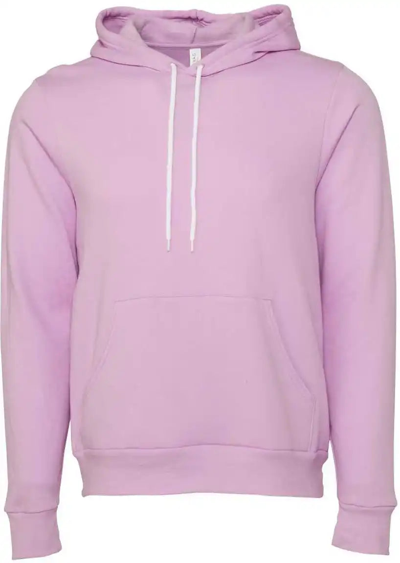 Bella + Canvas 3719 Unisex Sponge Fleece Pullover Hoodie Lilac