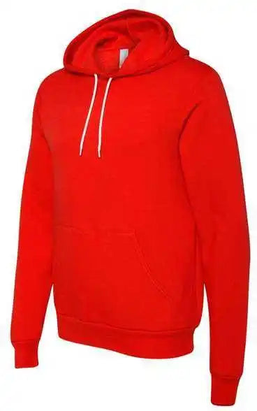 Bella + Canvas 3719 Unisex Sponge Fleece Pullover Hoodie - Poppy