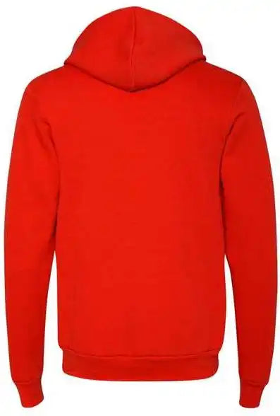 Bella + Canvas 3719 Unisex Sponge Fleece Pullover Hoodie - Poppy
