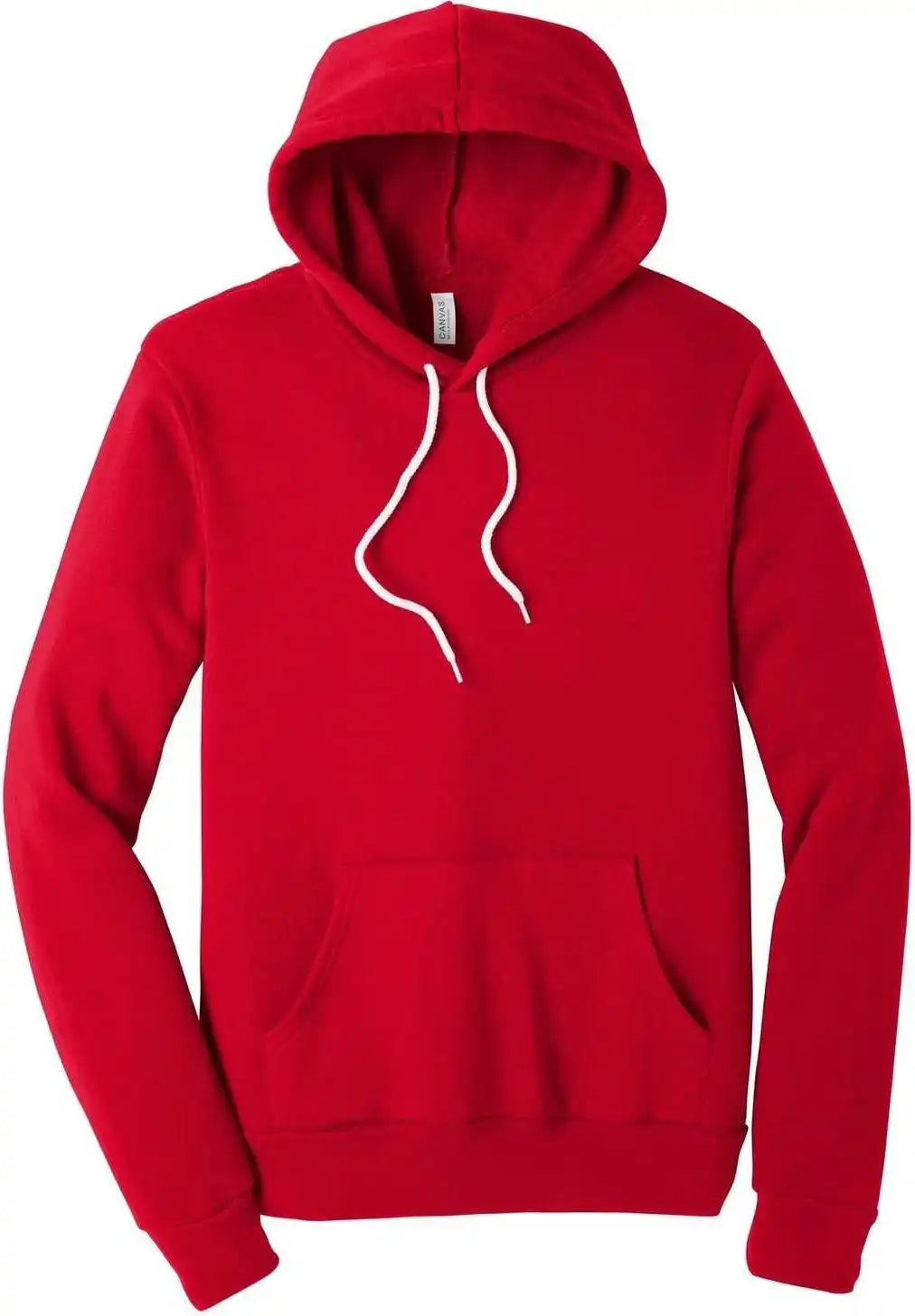 Bella + Canvas 3719 Unisex Sponge Fleece Pullover Hoodie - Red