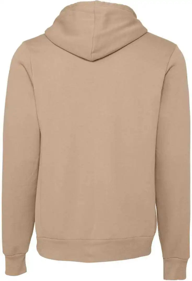 Bella + Canvas 3719 Unisex Sponge Fleece Pullover Hoodie Tan
