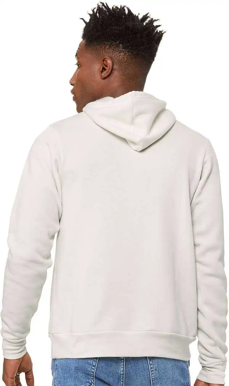 Bella + Canvas 3719 Unisex Sponge Fleece Pullover Hoodie Vintage White
