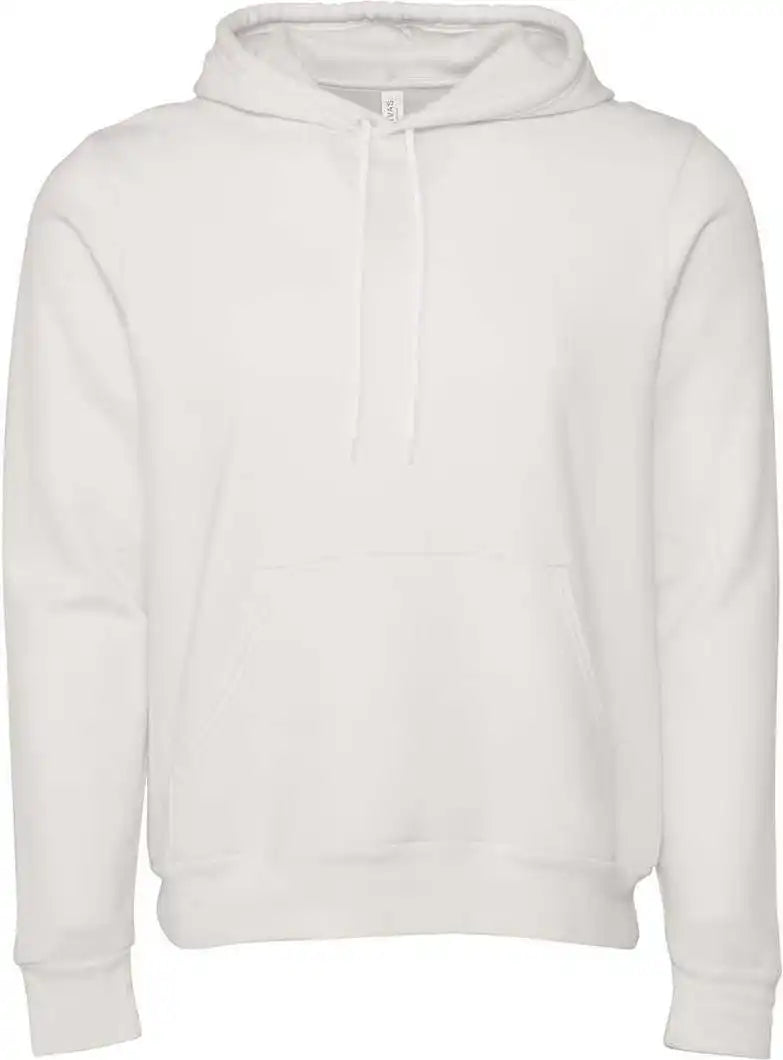 Bella + Canvas 3719 Unisex Sponge Fleece Pullover Hoodie Vintage White