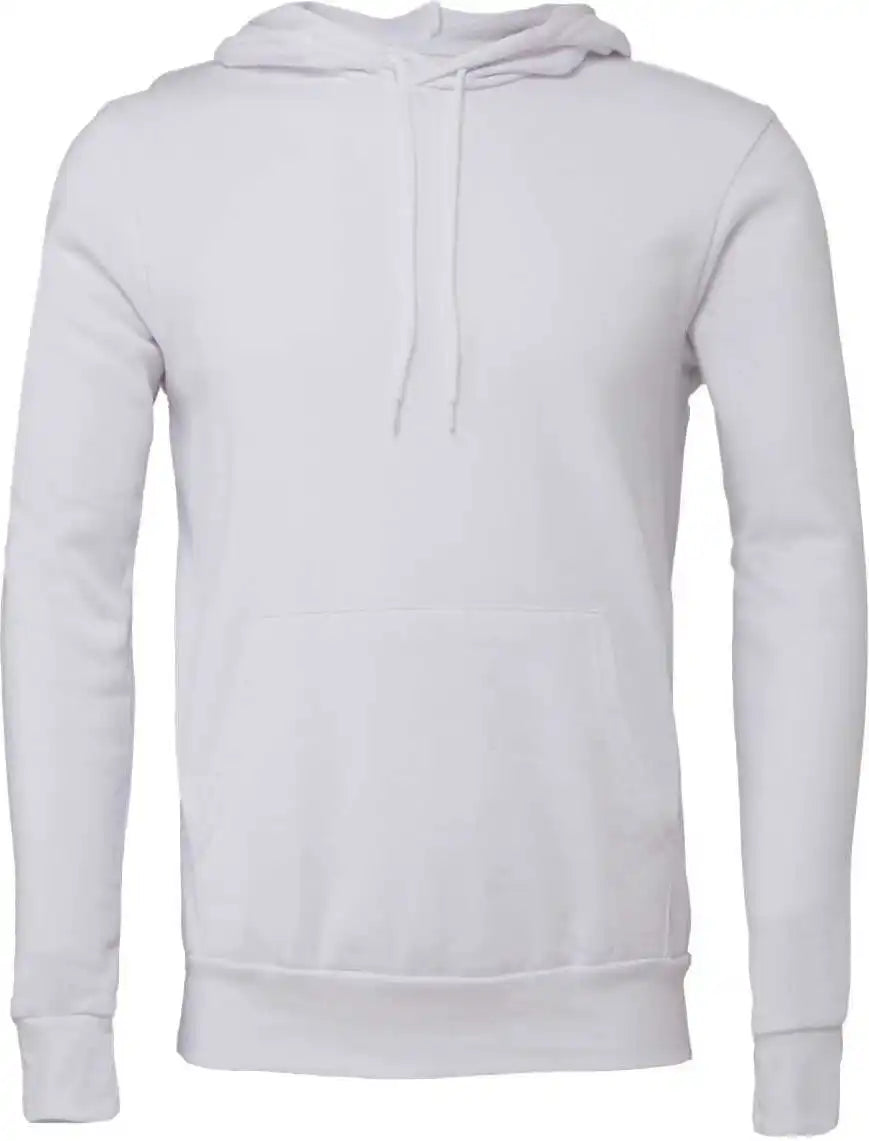 Bella + Canvas 3719 Unisex Sponge Fleece Pullover Hoodie White