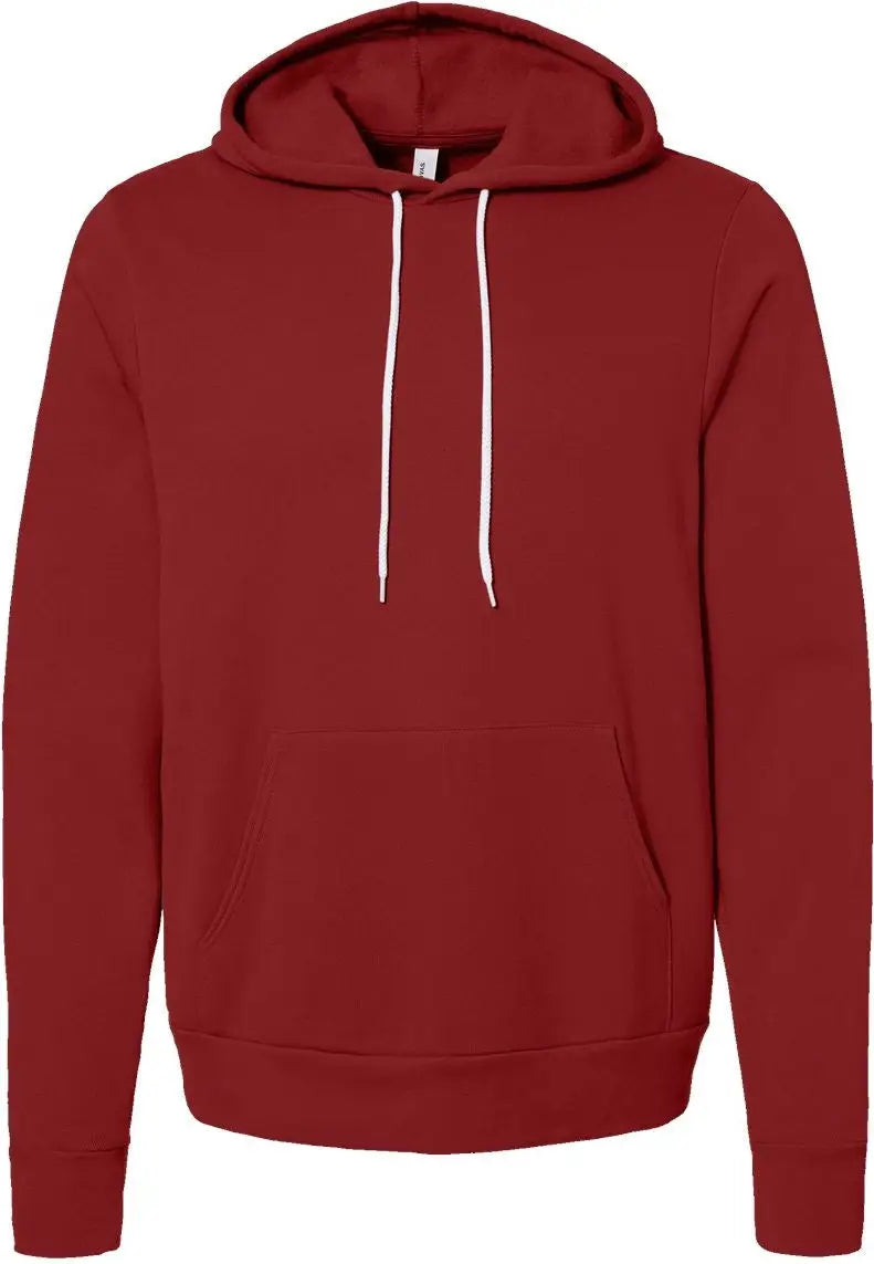 Bella + Canvas 3719c Sponge Fleece Hoodie - 3719 - Cardinal