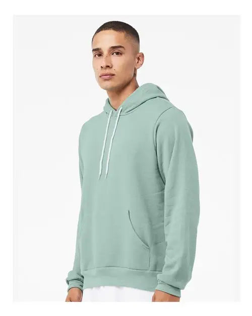 Bella + Canvas 3719c Sponge Fleece Hoodie - 3719 - Dusty Blue