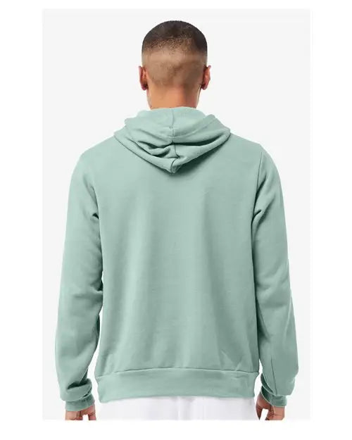Bella + Canvas 3719c Sponge Fleece Hoodie - 3719 - Dusty Blue