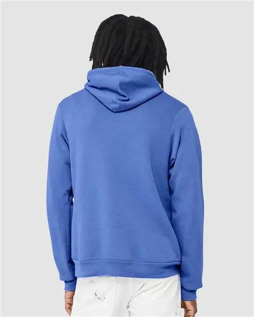 Bella + Canvas 3719c Sponge Fleece Hoodie - 3719 - Heather Columbia Blue