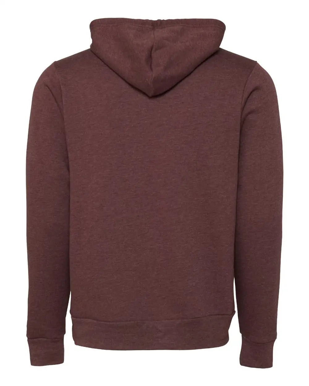 Bella + Canvas 3719c Sponge Fleece Hoodie - 3719 - Heather Maroon