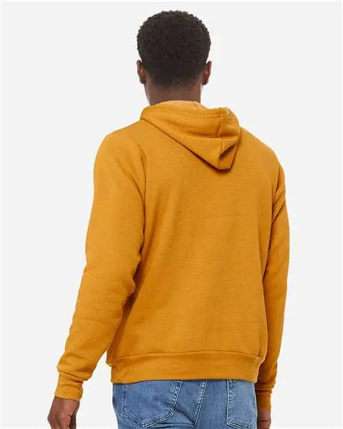 Bella + Canvas 3719c Sponge Fleece Hoodie - 3719 - Heather Mustard