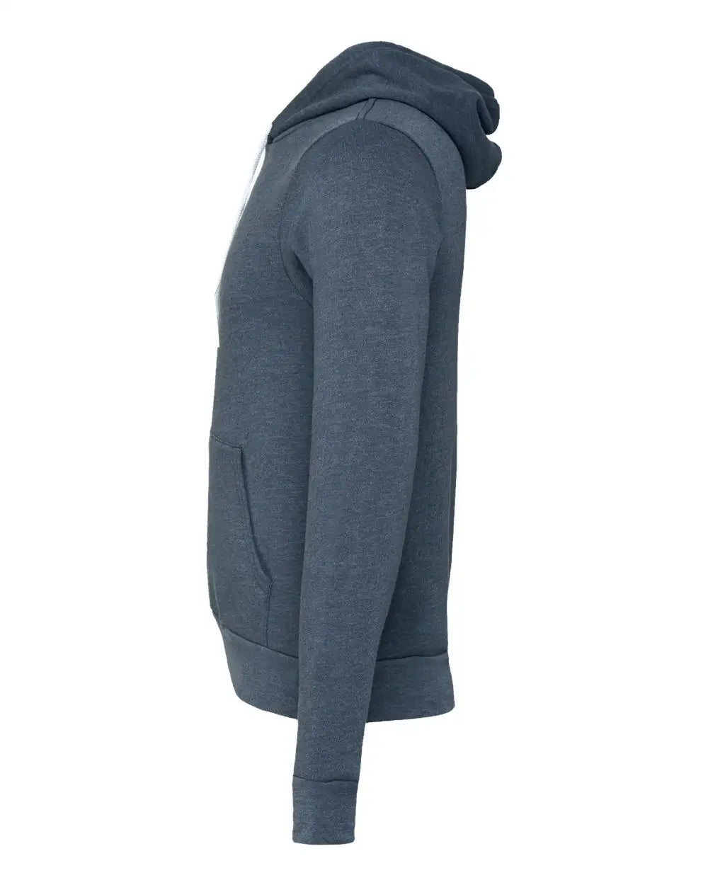 Bella + Canvas 3719c Sponge Fleece Hoodie - 3719 - Heather Navy