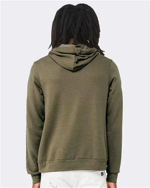 Bella + Canvas 3719c Sponge Fleece Hoodie - 3719 - Heather Olive