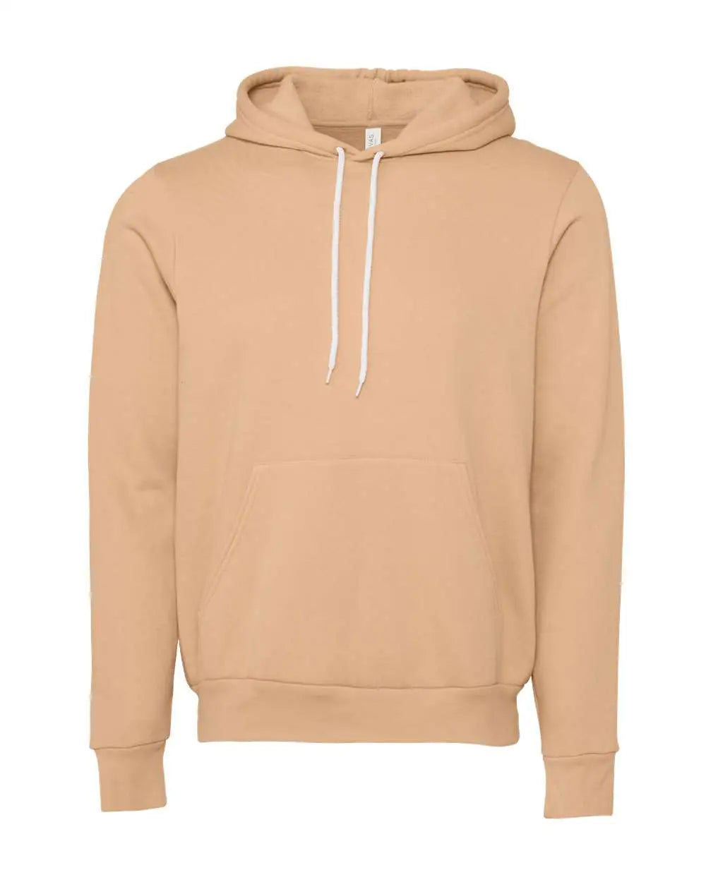 Bella + Canvas 3719c Sponge Fleece Hoodie - 3719 - Heather Sand Dune - Adult Xs
