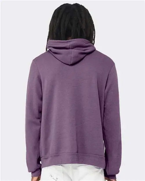Bella + Canvas 3719c Sponge Fleece Hoodie - 3719 - Heather Team Purple