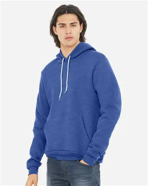 Bella + Canvas 3719c Sponge Fleece Hoodie - 3719 - Heather True Royal