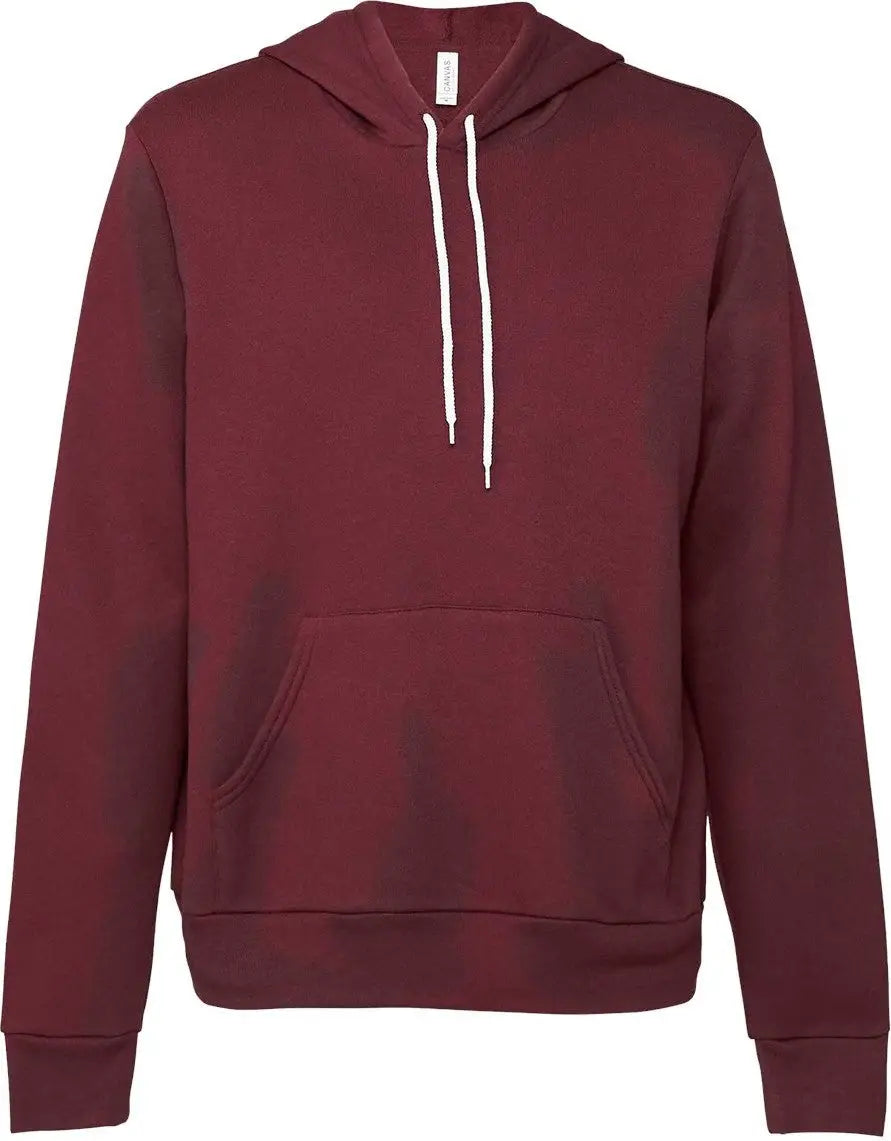 Bella + Canvas 3719c Sponge Fleece Hoodie - 3719 - Maroon