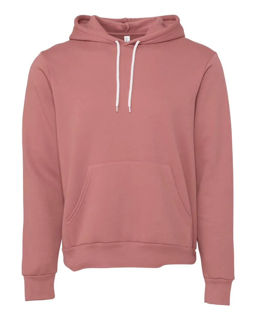 Bella + Canvas 3719c Sponge Fleece Hoodie - 3719 - Mauve - Adult Xs