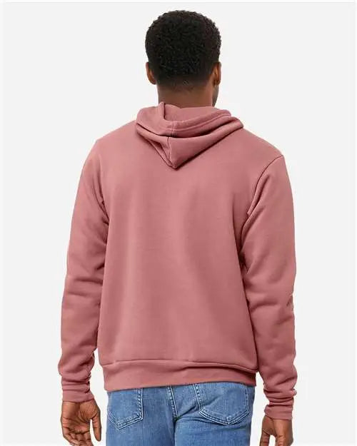 Bella + Canvas 3719c Sponge Fleece Hoodie - 3719 - Mauve