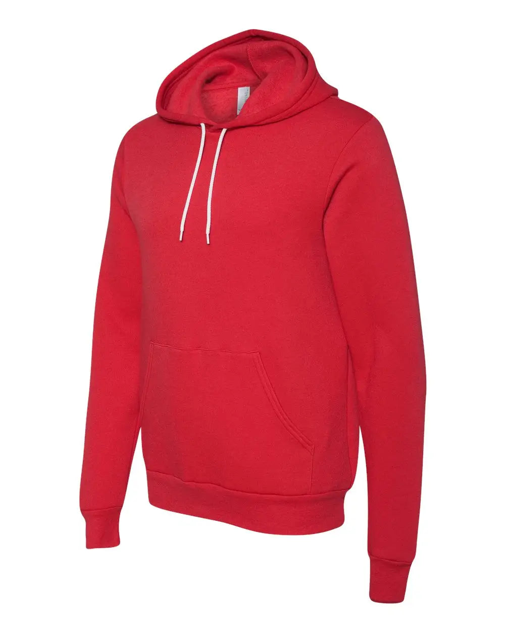 Bella + Canvas 3719c Sponge Fleece Hoodie - 3719 - Red - Adult Xs