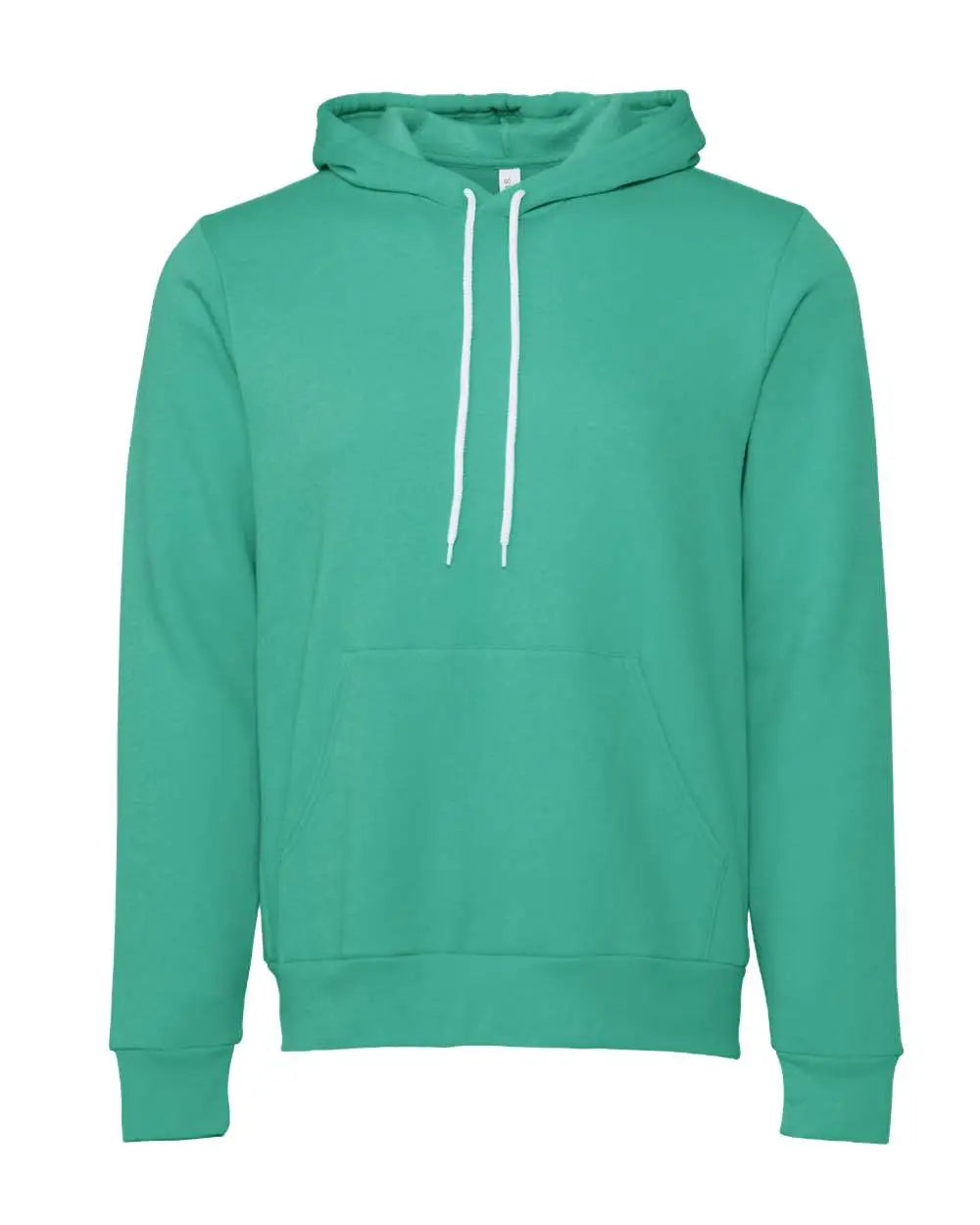 Bella + Canvas 3719c Sponge Fleece Hoodie - 3719 - Teal - Adult Xs