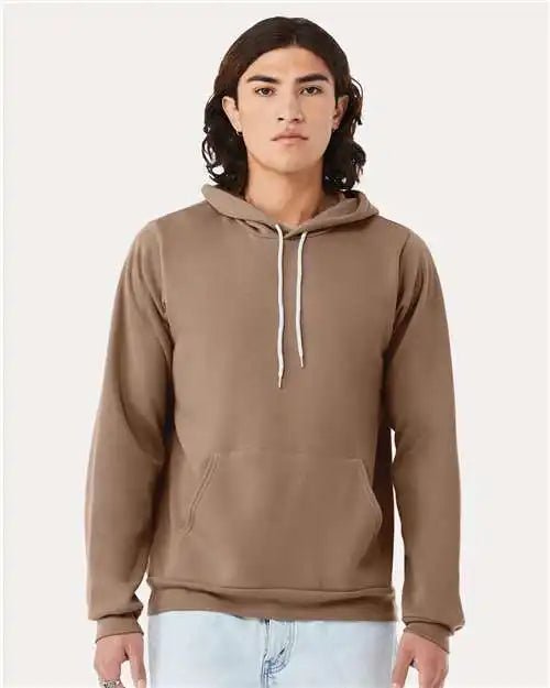 Bella + Canvas 3719c Sponge Fleece Hoodie - 3719 - Vintage Brown